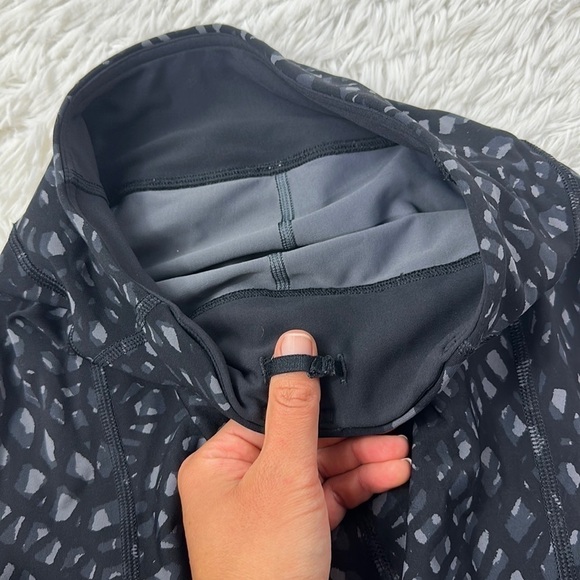 Lululemon Tight Stuff Tight (Reflective) Simply Lace Play Dark Slate Black - Picture 4 of 6